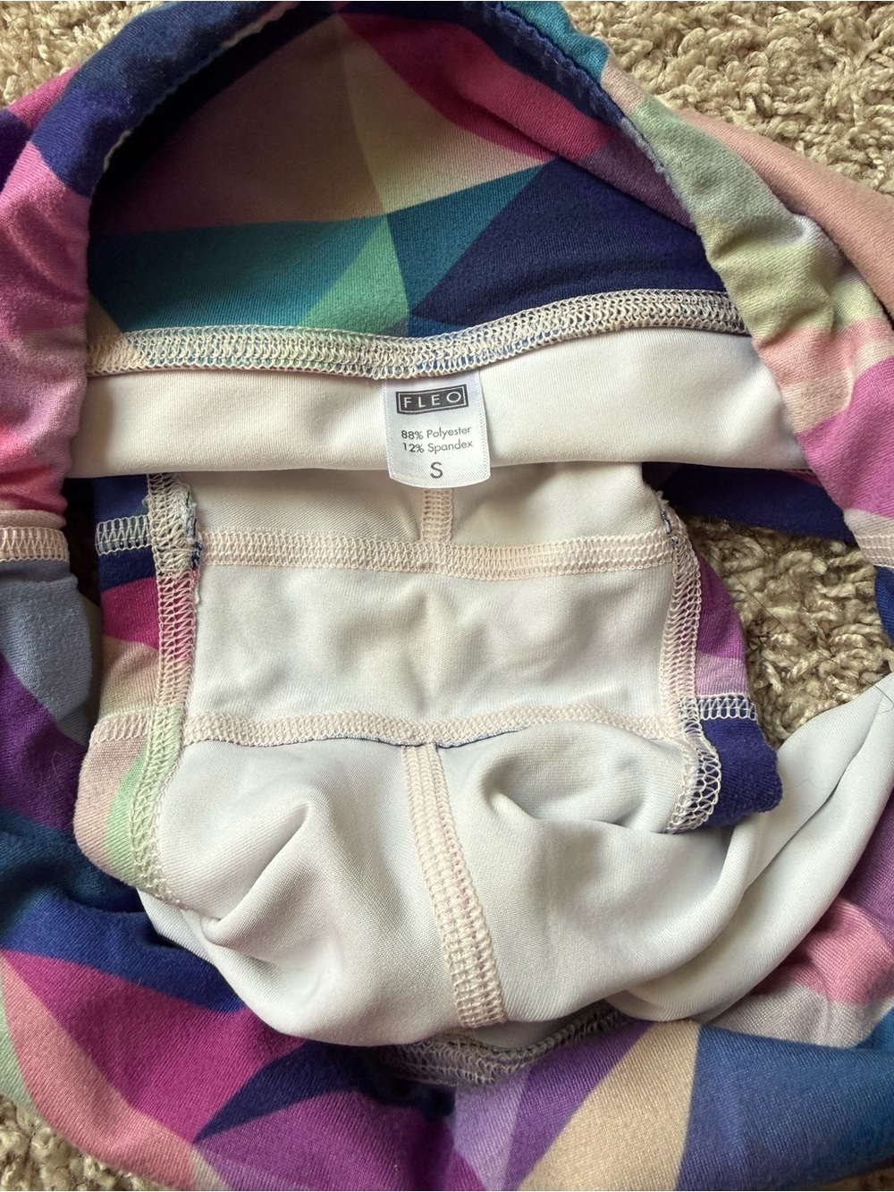 High Rise Fleo Shorts - Picture 3 of 4
